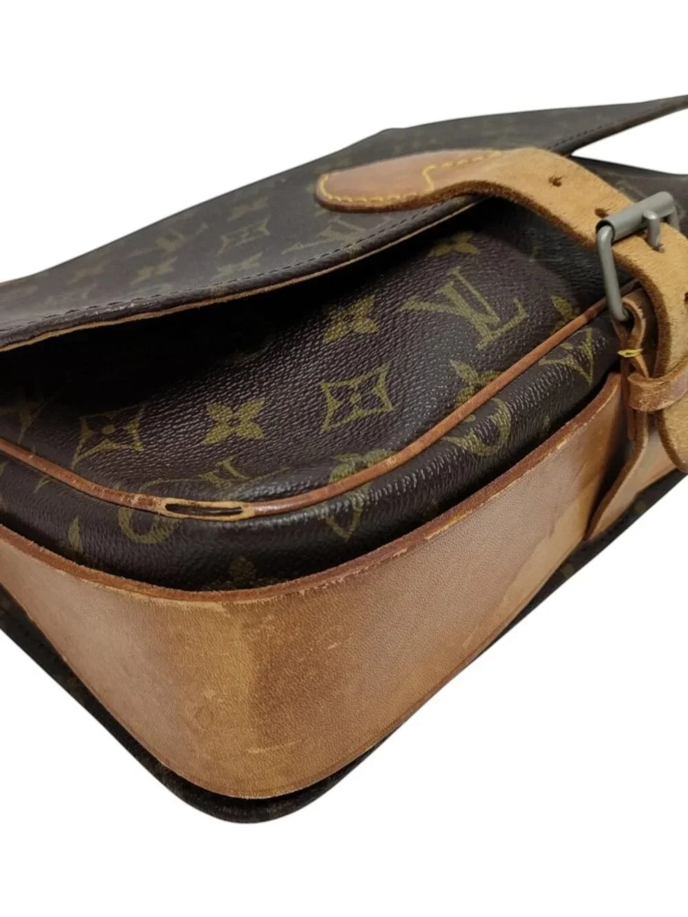 (L5) Louis Vuitton Crossbody Bag Cartouchiere GM Brown Monogram